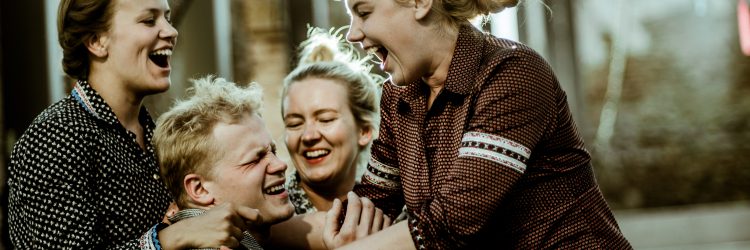 "Kaksismaa" / Birgit Landberg, Mihkel Kallaste, Liina Leinberg, Laura Niils / Foto: Gabriela Liivamägi